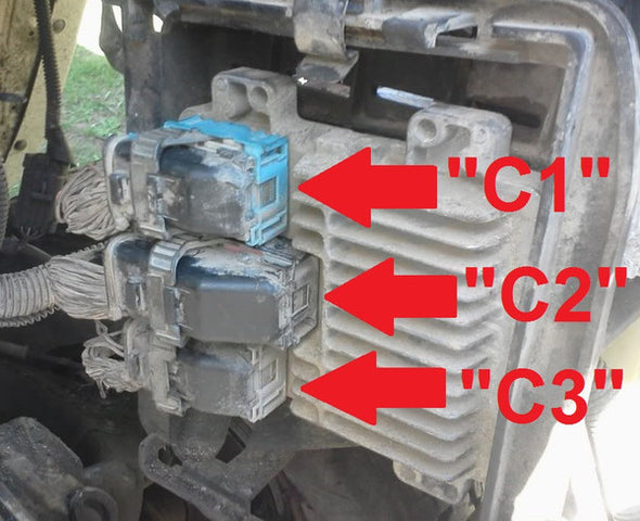LLY ECM connector pin retainer